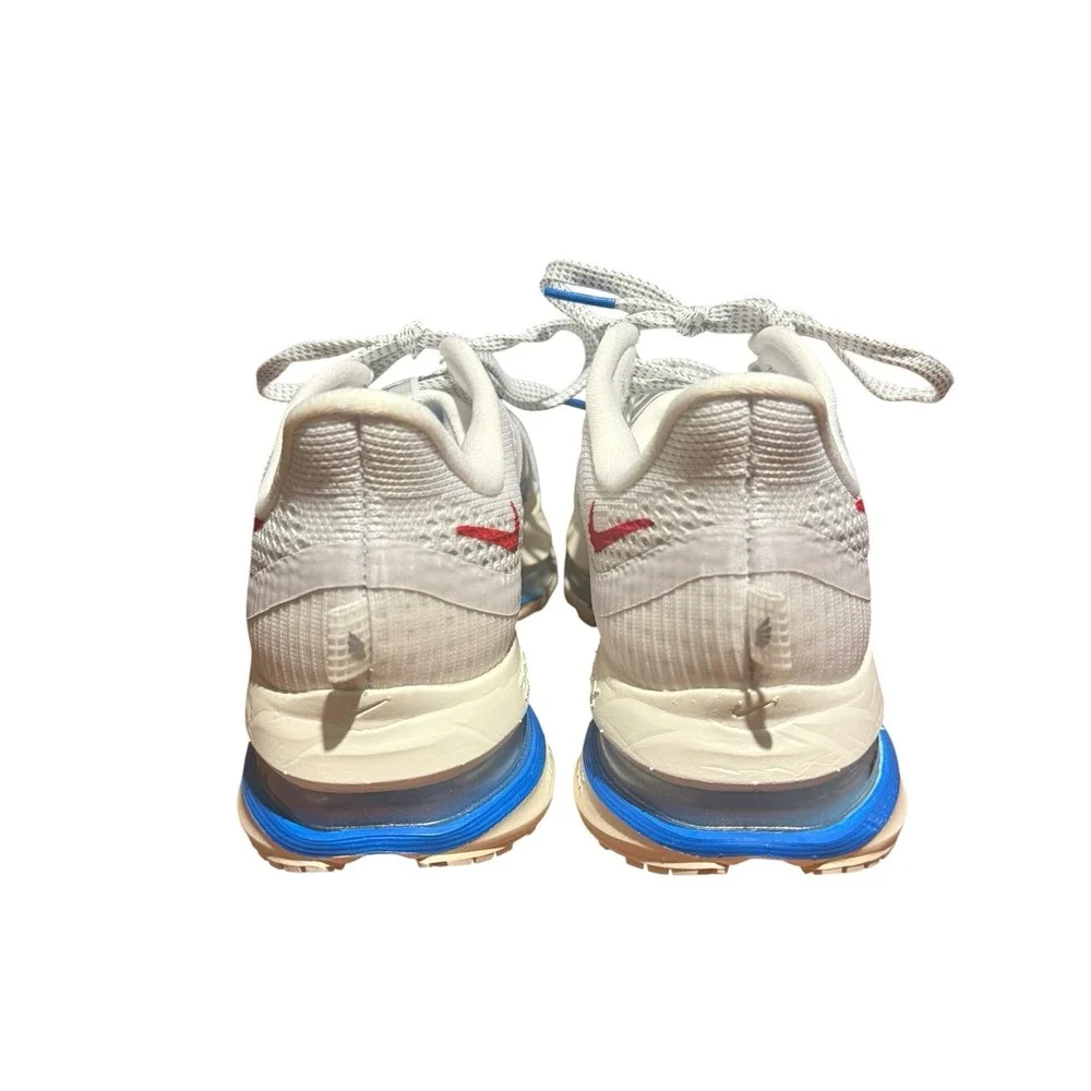 Nike Pegasus Premium Women's Size 6.5 White Red Blue Running Shoe